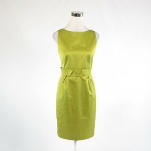 Paule Ka avocado green sheath dress IT40 6
